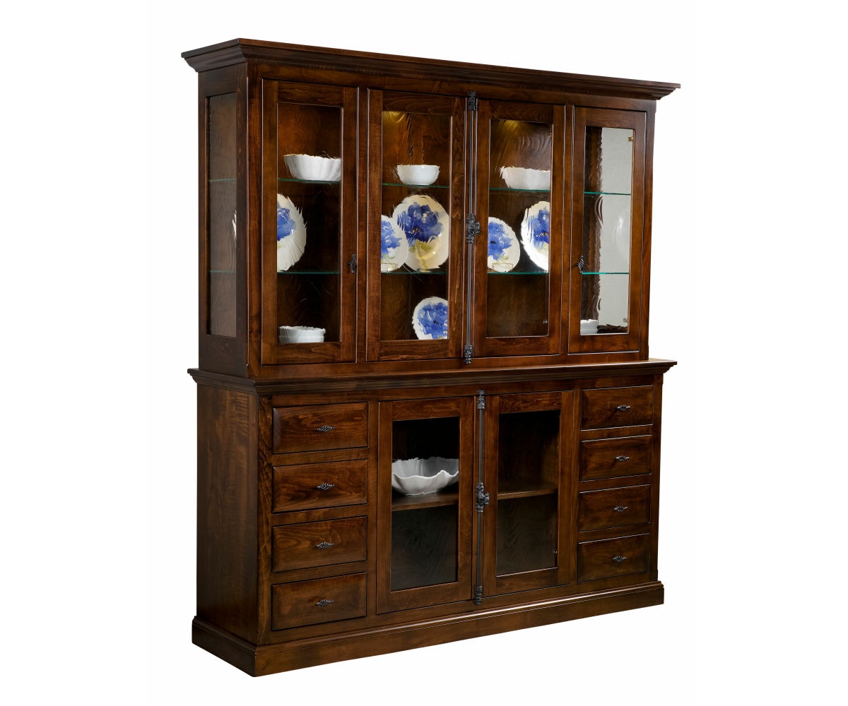 TL Allison 4 Door Hutch Allison Hutch Amish Furniture of Nebraska Elkhorn, NE